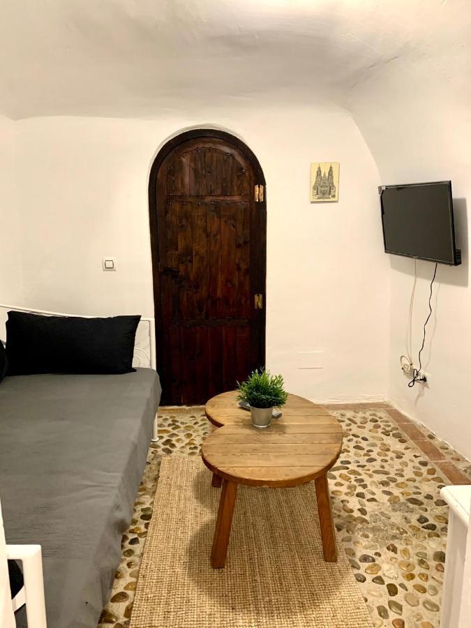 Casa Cueva Castillo Perales de Tajuna Exterior foto